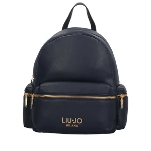 Sale Zaino Donna con Tasche Multiple e Logo in Metallo Donna Zaini