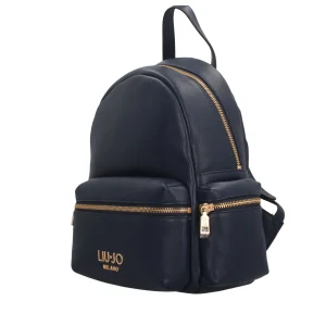 Sale Zaino Donna con Tasche Multiple e Logo in Metallo Donna Zaini