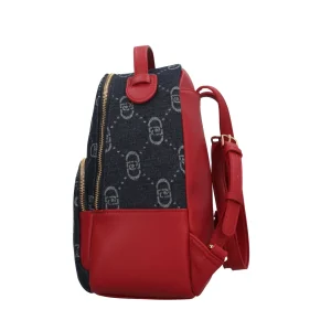 Clearance Zaino Donna in Denim Monogram con Pochette Donna Zaini