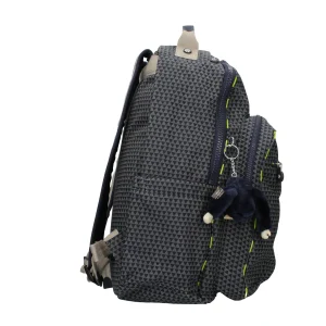 Clearance Zaino grande in tessuto con scimmia blu effetto piramide KPKI6173X251 Donna Zaini