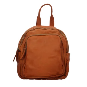 Sale Zaino in pelle con spallacci regolabili in vera pelle Donna Zaini