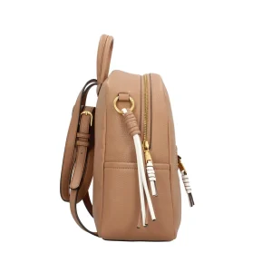 Best Zaino in Pelle Sintetica Cognac Donna Zaini