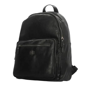 New Zaino con tasca frontale e doppia zip Uomo Zaini