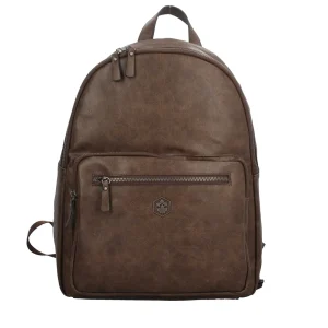 New Zaino con tasca frontale e doppia zip Uomo Zaini