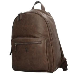 New Zaino con tasca frontale e doppia zip Uomo Zaini