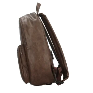 New Zaino con tasca frontale e doppia zip Uomo Zaini