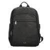 Discount Zaino in pelle con doppia zip e tasche multiple Uomo Zaini