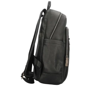 Discount Zaino in pelle con doppia zip e tasche multiple Uomo Zaini