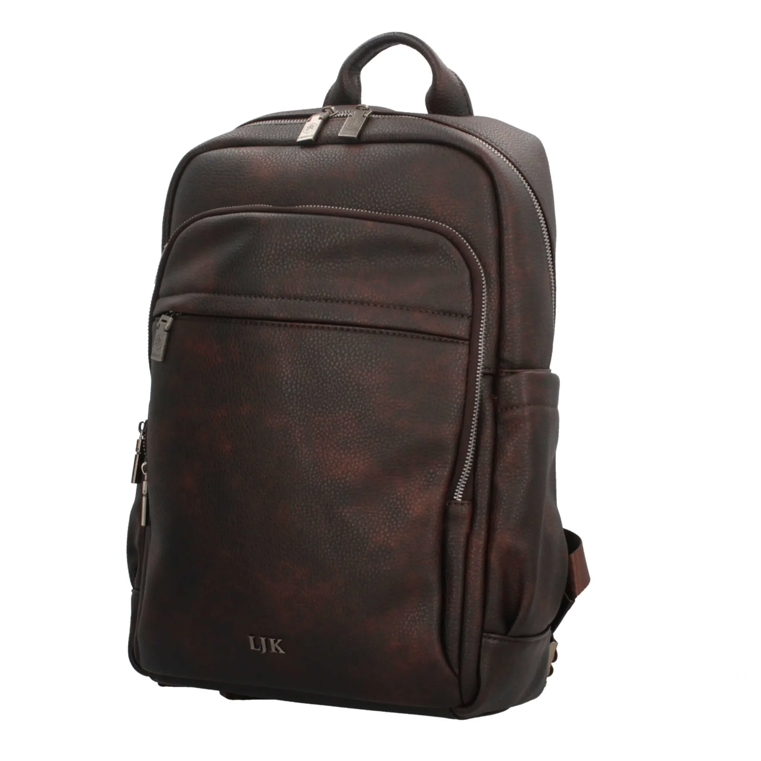 zaino_lumberjack_in_pelle_6.webp Discount Zaino in pelle con doppia zip e tasche multiple Uomo Zaini