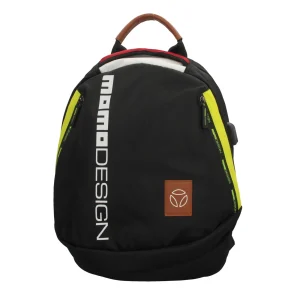 Clearance Zaino MomoDesign Multifunzione con Logo e Dettagli Moderni Uomo Zaini