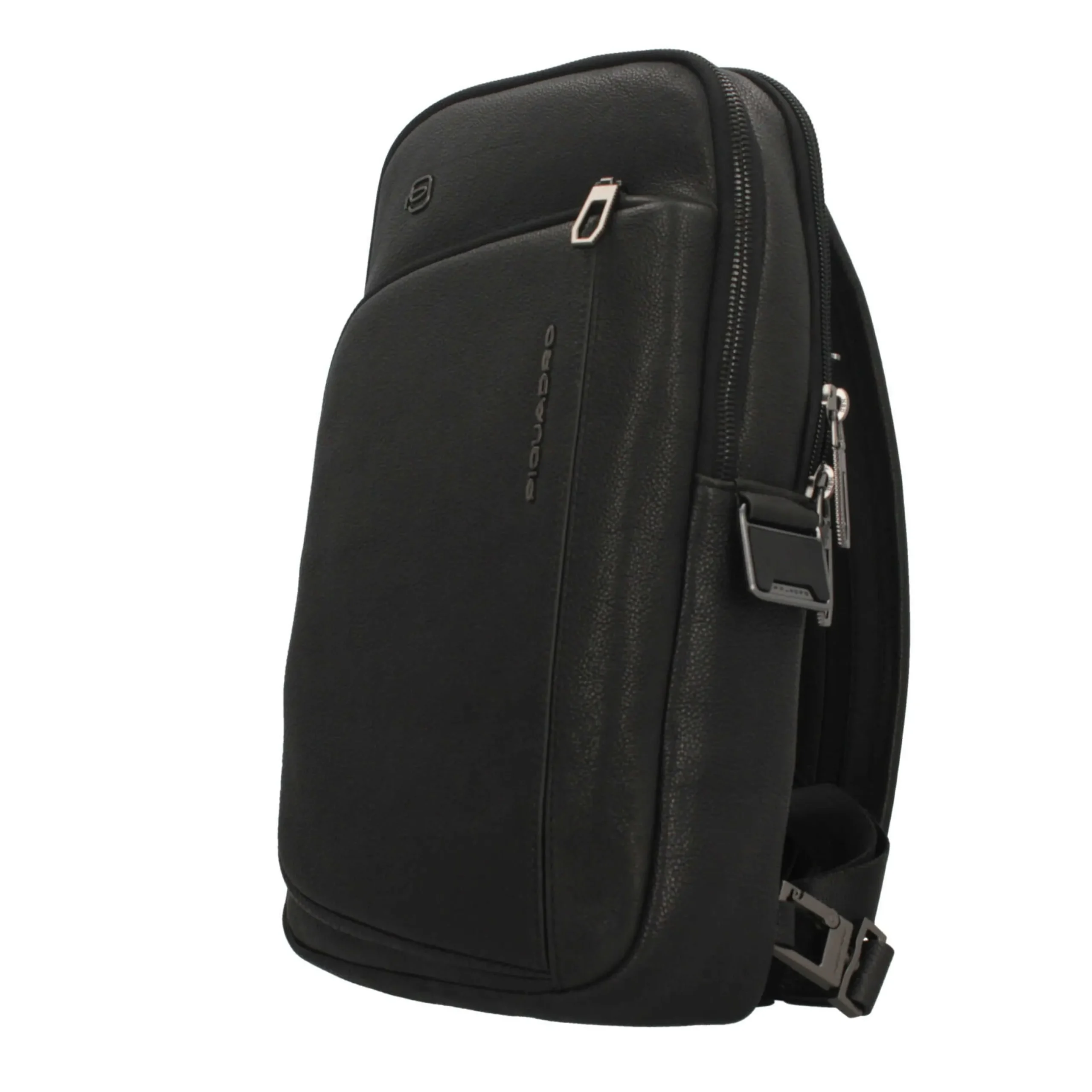 zaino_monospalla_piquadro_1.webp Outlet Zaino monospalla in pelle con tracolla regolabile – Design compatto e funzionale Uomo Zaini