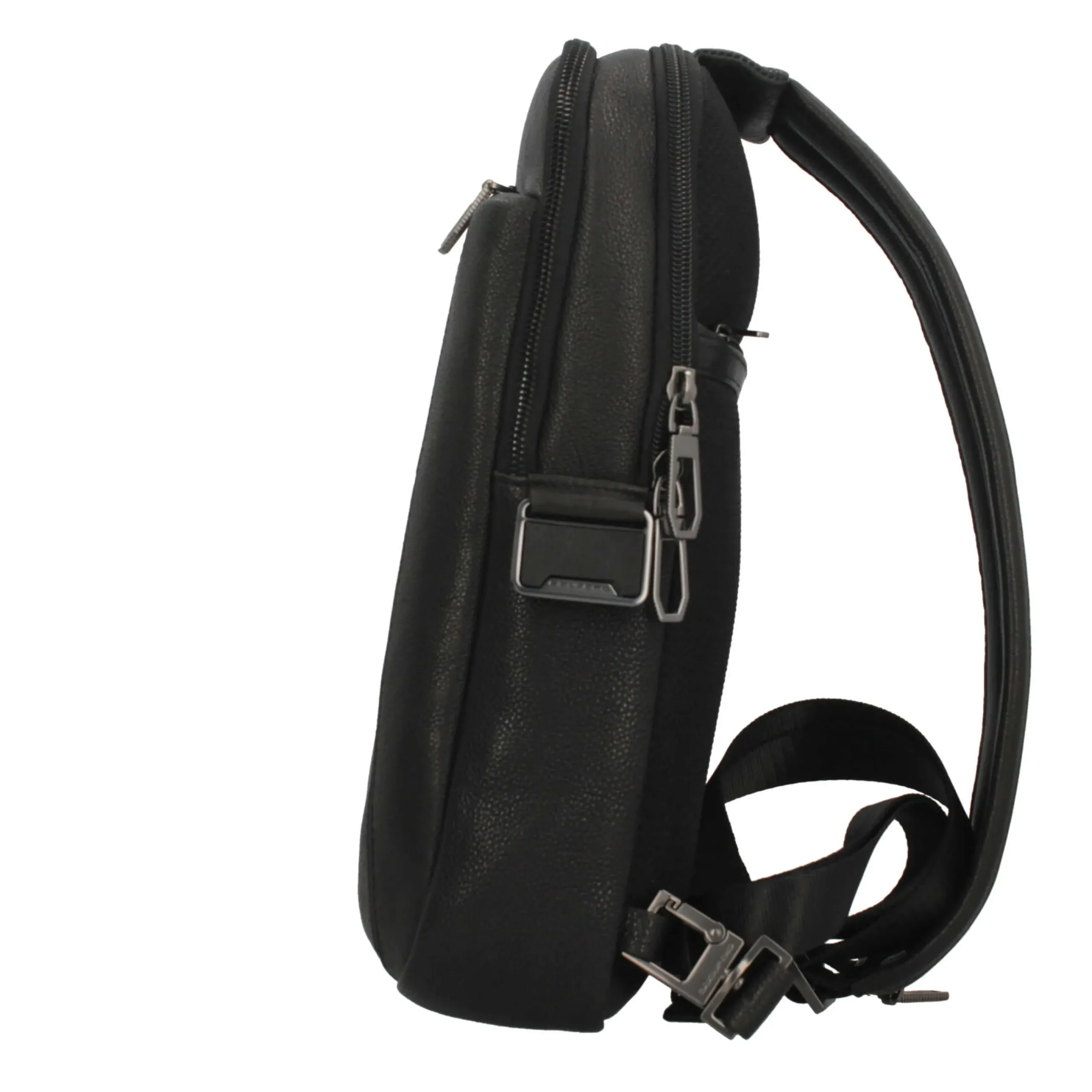 zaino_monospalla_piquadro_2.webp Outlet Zaino monospalla in pelle con tracolla regolabile – Design compatto e funzionale Uomo Zaini