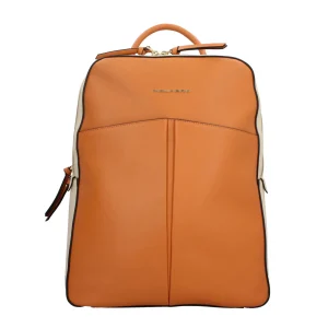 Sale Zaino in pelle con comparto per laptop 15,6" e design sofisticato Donna Zaini