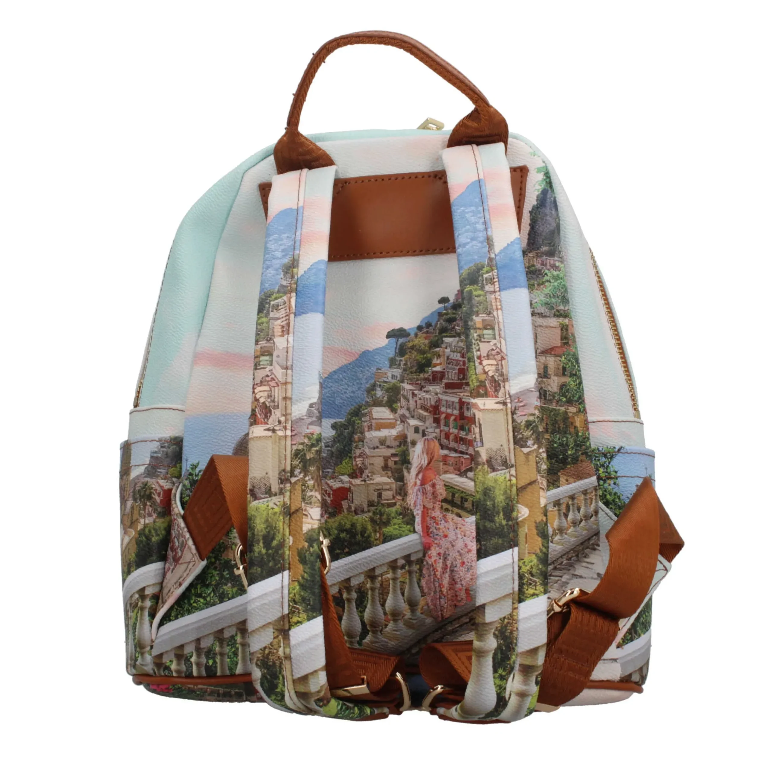 zaino_ynot_con_stampa_art_3.webp Sale Zaino YNot con stampa artistica e tasche multiple Donna Zaini