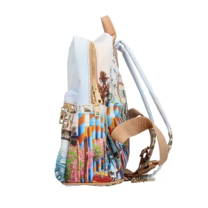 Sale Zaino YNot con stampa artistica e tasche multiple Donna Zaini